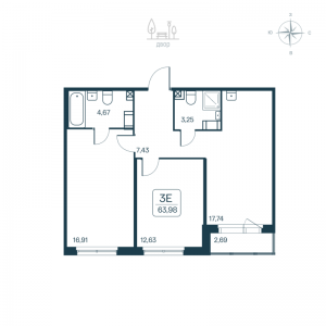 планировка, фото №1