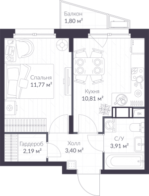 планировка, фото №1