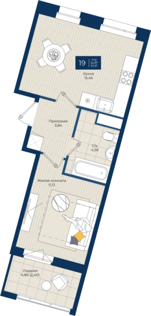 планировка, фото №1