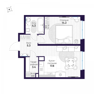 планировка, фото №1