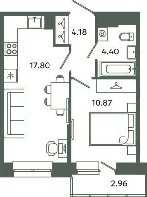 планировка, фото №1