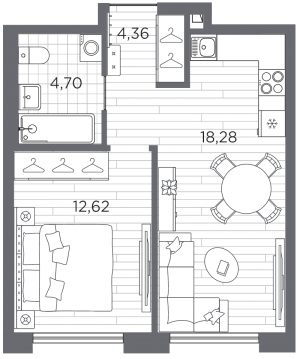 планировка, фото №1