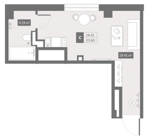 планировка, фото №1