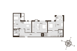 планировка, фото №1