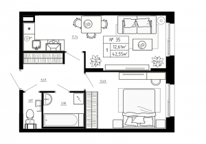 планировка, фото №1