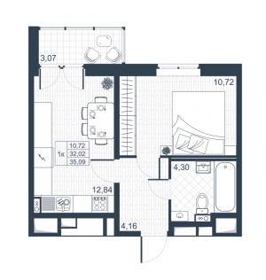 планировка, фото №1