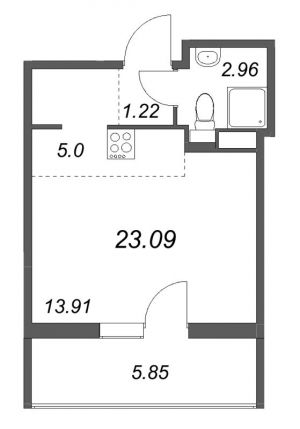 планировка, фото №1