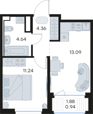 планировка, фото №1