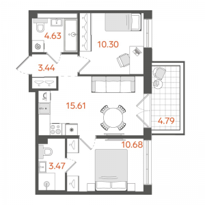 планировка, фото №1